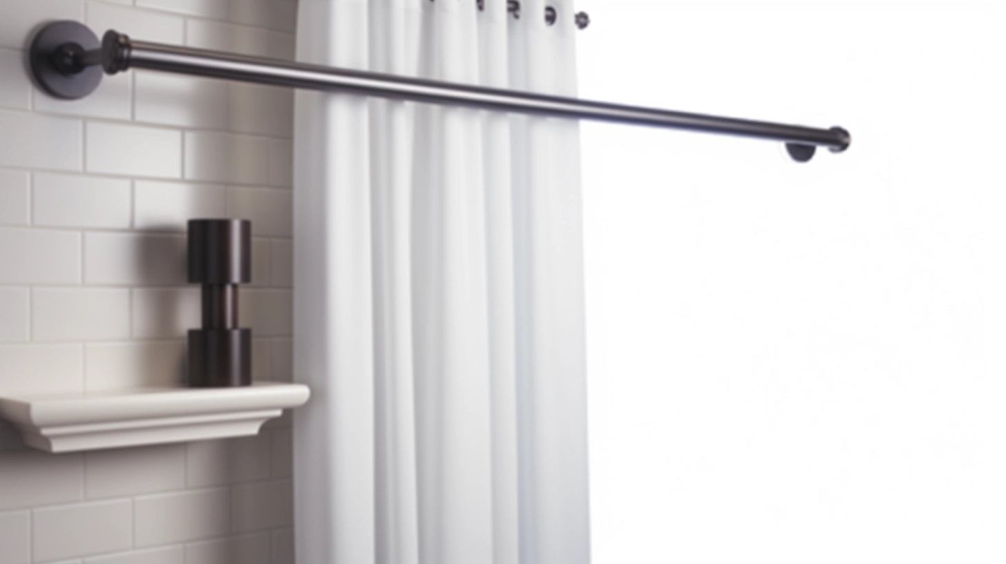 how to hang a shower curtain without hooks.