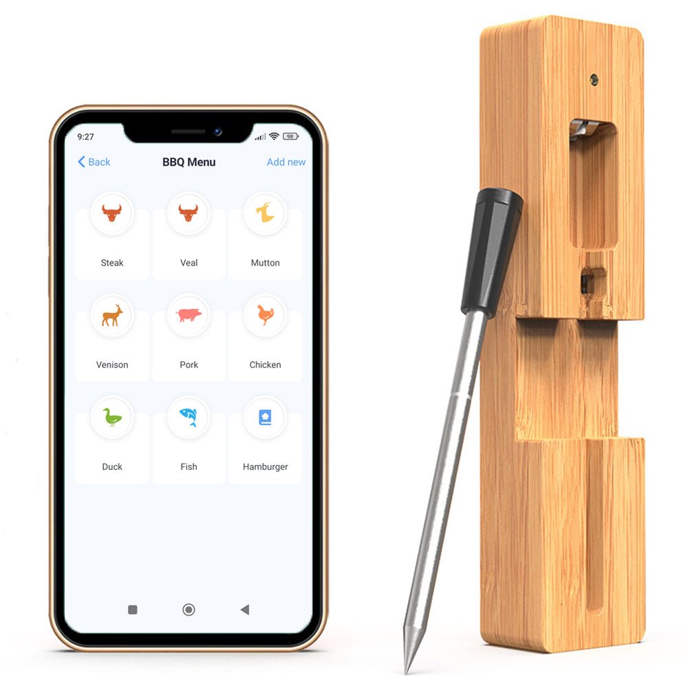 Trådlös grilltermometer Appinställningar Grilltermometer Trådlös