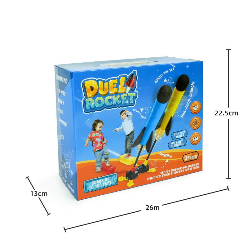 GT Duo Stamp Rocket Schieten buitenspeelgoed met LED kinderen - – Kiddeltoys