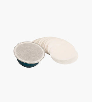 100 Paper Filters to reuse with Caps for Nespresso Vertuoline Brewers - My-Cap