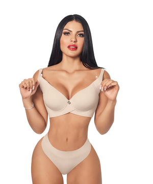 Bra Control - Beige & Black ( A-101 / A-103 ) - Forma Tu Cuerpo Los Angeles