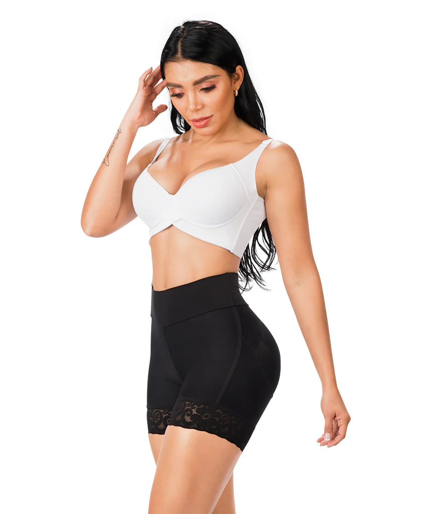 Short faja levanta glúteos - Negro ( Ref. O-077 ) – Forma Tu Cuerpo Los  Angeles