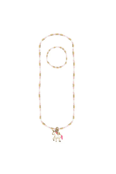 Magical Unicorn Necklace & Bracelet Set