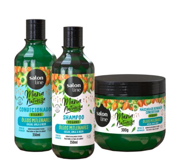  Salon Line Maria Natureza Shampoo Vegano nutricao  extraordinaria : Beauty & Personal Care