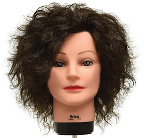 Celebrity Jerry Male Curly Coily Human Hair Manikin Head