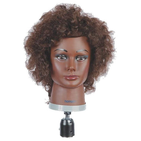 Celebrity Alicia Ethnic Curly Hair Mannequin Head