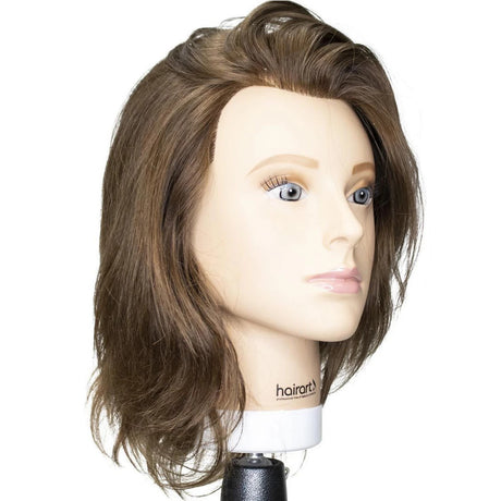 HairArt Cosmetology Mannequin Head (Emma LB) with Human Hair - My