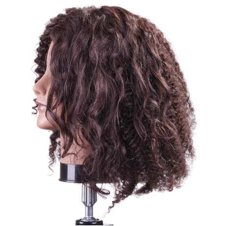 Hairart Aliyah Textured Curly Hair Mannequin Head – Simply Manikins