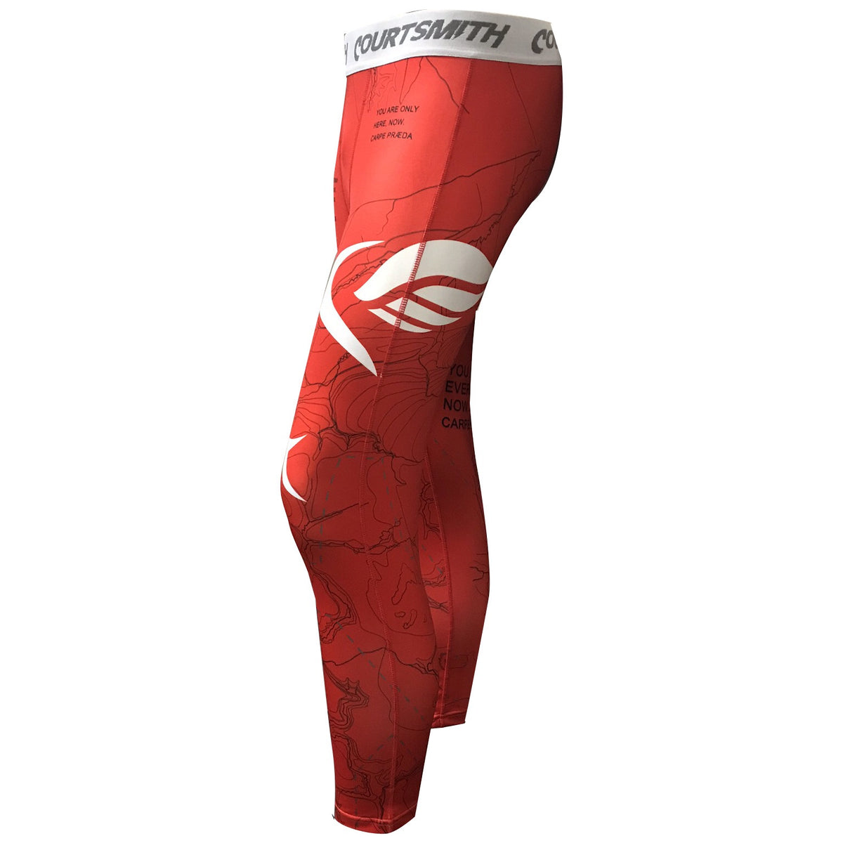 Courtsmith Major Key White Compression Pants