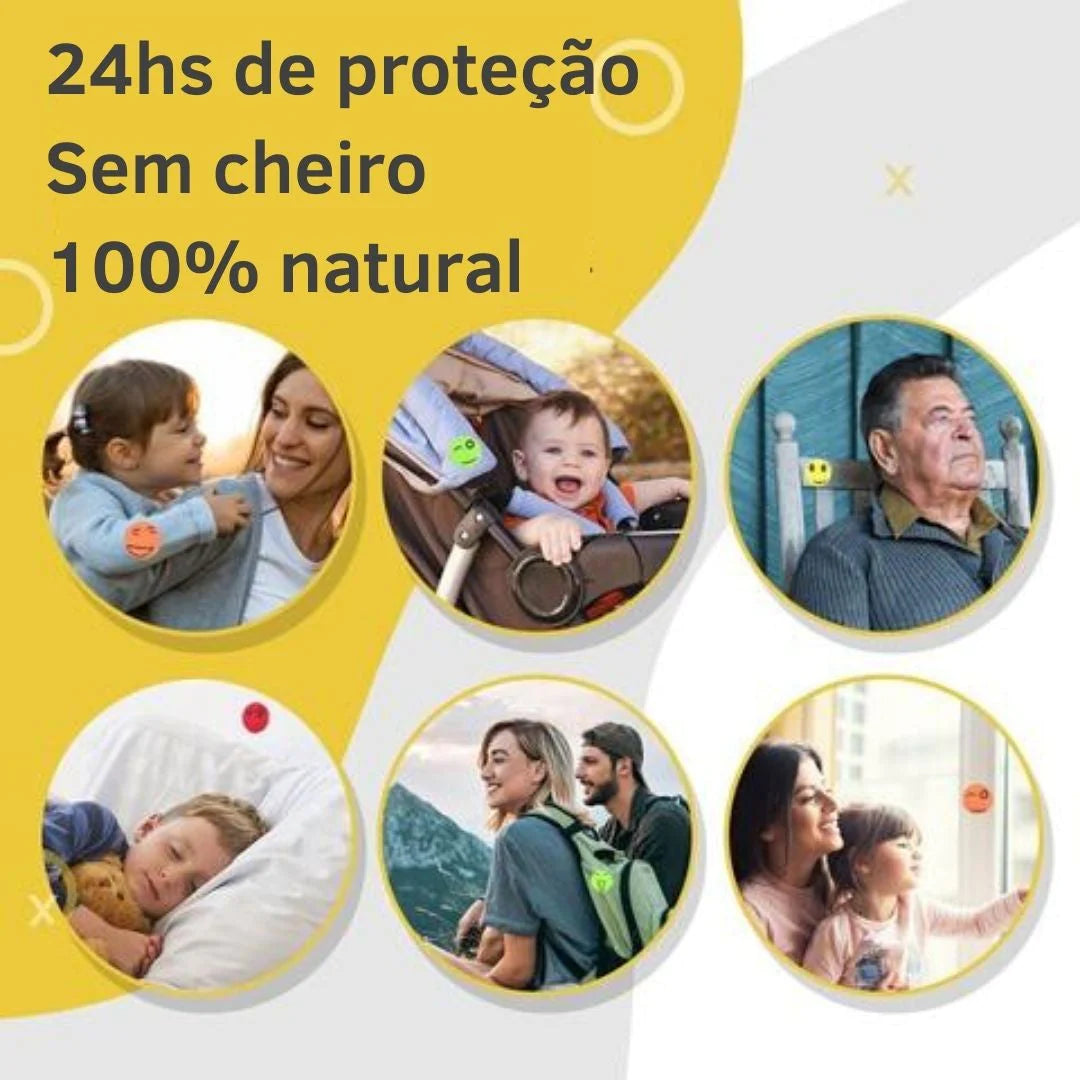 Adesivo Repelente Original Protectbaby- Compre 100 e Leve 216 adesivos