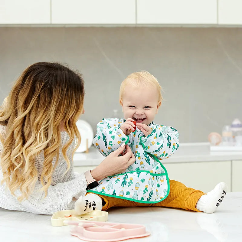 Babador Manga Longa Impermeável ProtectBaby