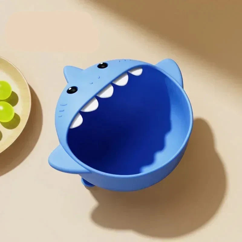 Tigela Tubarão de Silicone Para Introdução Alimentar SharkBowl | Livre de BPA