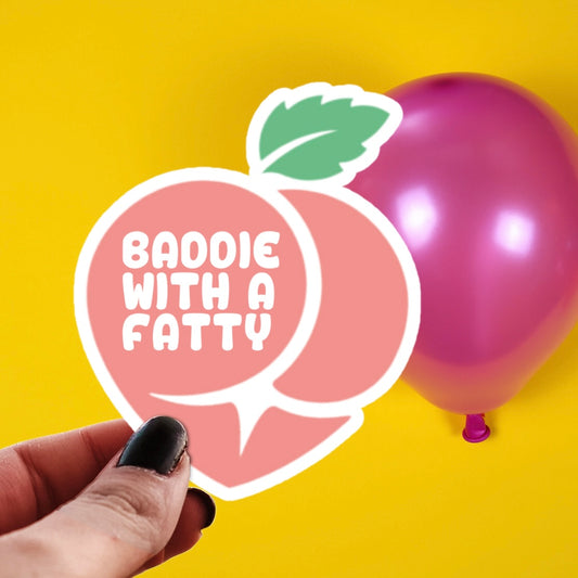 shawty a lil baddie  Sticker for Sale by cbeaaa