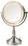 Jerdon 7x/1x Reversible Halo-Lighted Make Up Mirror