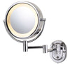 Jerdon Reversible Plug-In 5x/1x Makeup Mirror - 4 Finishes Including Matte Black