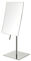 Jerdon Edge-to-Edge Frameless 3x Vanity Make Up Mirror - 2 Finishes