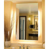 Electric Mirror Serenity LED Backlit Mirror is Elegantly Designed with an Ambient Wall Glow - 4 Size