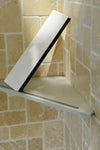 Keuco Edition 400 Shower Shelves - Rectangular, or Corner Shower Shelf, some with Hidden Squeegee