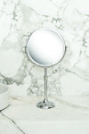 Miroir Brot Patrimoine Custom Reversible Free Standing Makeup Mirror, 3x or 5x, 34 Finishes