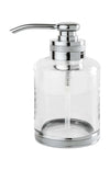 Cristal&Bronze Cristallin "cesele" Soap Dispensers and Soap Dish, each in 27 Finishes