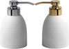 Serdaneli Hemisphere Limoges Porcelain Soap / Lotion Dispenser