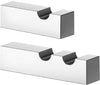 Keuco Edition 90 Square Towel Hooks, Polished Chrome