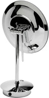 Alfi Brand 5x LED Frameless Vanity Mirror - Plugs in or Runs on Battery, 2 Finishes