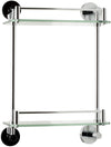 Alfi brand Double Glass Shower Shelf - Polished Chrome