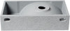 ALFI brand ABCO108 16" Small Rectangular Solid Concrete Wall-Mounted Bathroom Sink