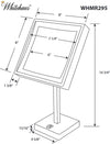 Whitehaus 5x Magnified LED Square Vanity Mirror