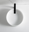 ALFI brand Above-Mount Round Resin Sink - Matte White