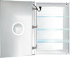 Krugg Reflections Svange Rectangular LED Medicine Cabinet with Defogger - 5 Sizes