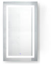 Krugg Reflections Svange Rectangular LED Medicine Cabinet with Defogger - 5 Sizes