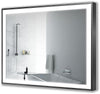 Krugg Soho Back or Gold Framed LED Bathroom Mirrors, 4 Sizes