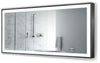 Krugg Soho Back or Gold Framed LED Bathroom Mirrors, 4 Sizes