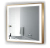 Krugg Soho Back or Gold Framed LED Bathroom Mirrors, 4 Sizes