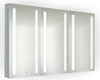 Krugg Reflections Kinetic Triple Door LED Medicine Cabinet