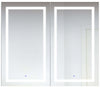 Krugg Reflections Svange Double LED Center Open Medicine Cabinet with Defogger - 2 Sizes