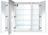 Krugg Reflections Svange Triple Door, LED Medicine Cabinet with Defogger - 4 Sizes