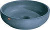 Konkretus FLADD 02 Round Concrete Bathroom Above-Mount Sink, 15 Colors