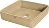 Konkretus FLADD 03 Square Concrete Above-Mount Bathroom Sink, 15 Colors