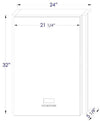 Alfi brand 24" x 32" Single Door Bluetooth LED Medicine Cabinet