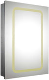 Whitehaus Medicinehaus Recessed 1-Door Mirrored Double-LED Medicine Cabinet