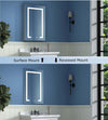 Mirror Luxe 20" Mirrored LED Full-Featured Medicine Cabinet