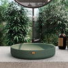 Konkretus Lotus 01 SR Concrete Bathroom Drop-In Sink, 15 Colors