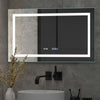 Mirror Luxe Jupiter 40" LED Heated Bathroom Mirror - Plug-In or Hardwire