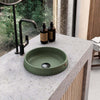 Konkretus Custom Made PAPUA 01 Concrete Drop-In Bathroom Sink in 15 Colors
