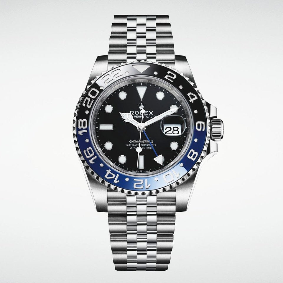 Relógio Rolex GMT-Master II PRETO E AZUL BATMAN