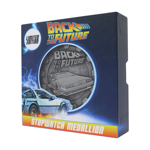 Back to the Future Stopwatch Medallion limited edition collectible by Fanattik