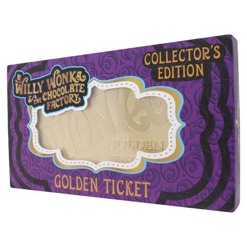 Willy Wonka golden ticket replica